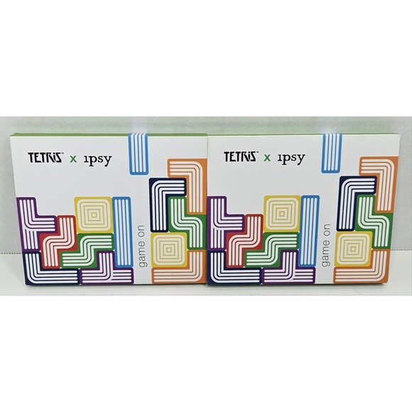 Tetris X Ipsy GAME ON 6-Eyeshadow Palette Limited Edition Full Size 13.5g X 2 - Picture 1 of 4